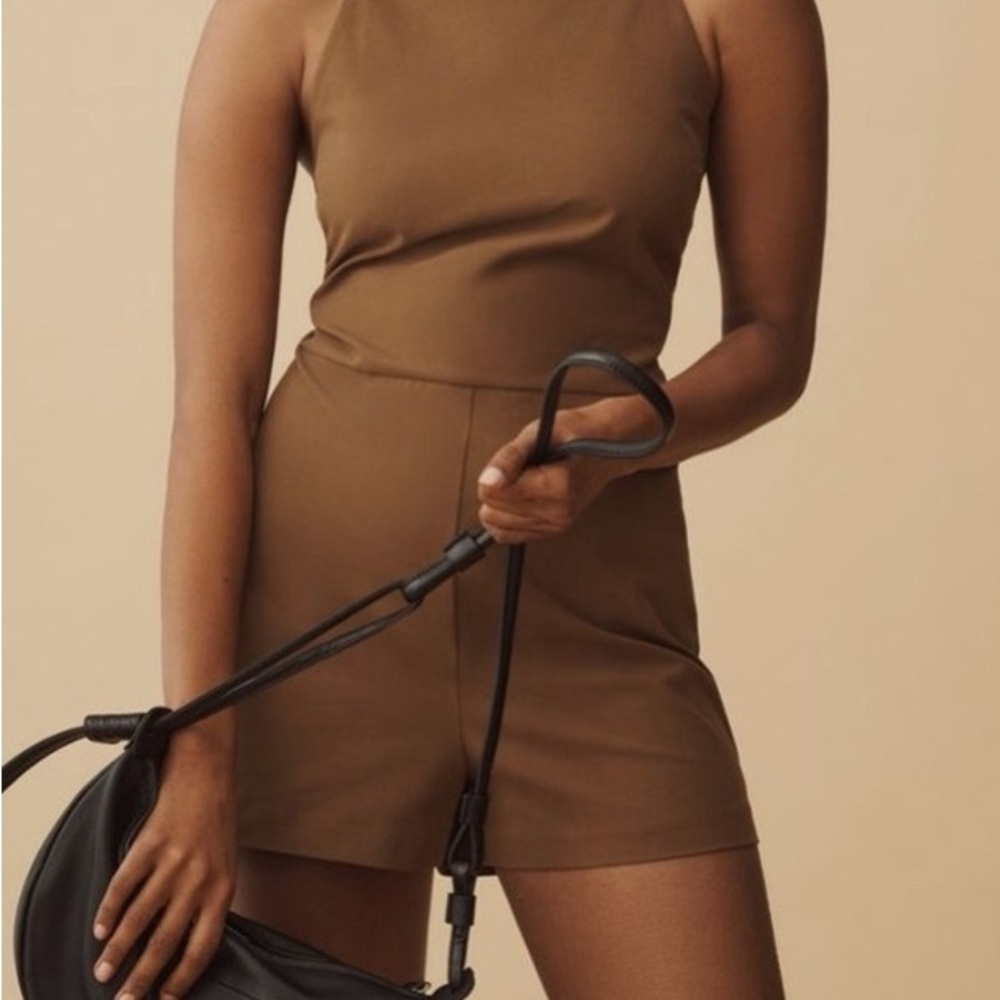 Elegant Brown Women's Romper